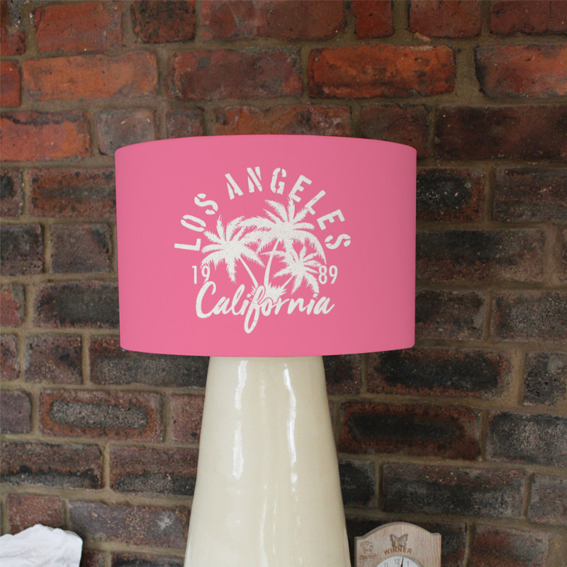 Cotton Drum Lamp Shade ( Uno ), 25cm H x 40cm W x 40cm D