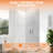 60"W x 32"D x 80"H Shower Wall Panel Surround Kit 3-Piece, Glue-Up Acrylic with 4 Trim Pieces, Trimmable Waterproof Wall Panels for Tub & Shower Remodel, Marble White-126555098-126287969