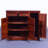Solid wood high quality storage shoe cabinet