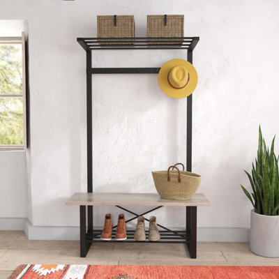Millvale Hall Tree with Bench and Shoe Storage