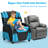 Eduarte Faux Leather Recliner-1944620839
