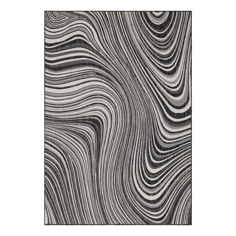Tapis intérieur / extérieur Albans Charocal, Rectangle 7 pi 1 po x 10 pi