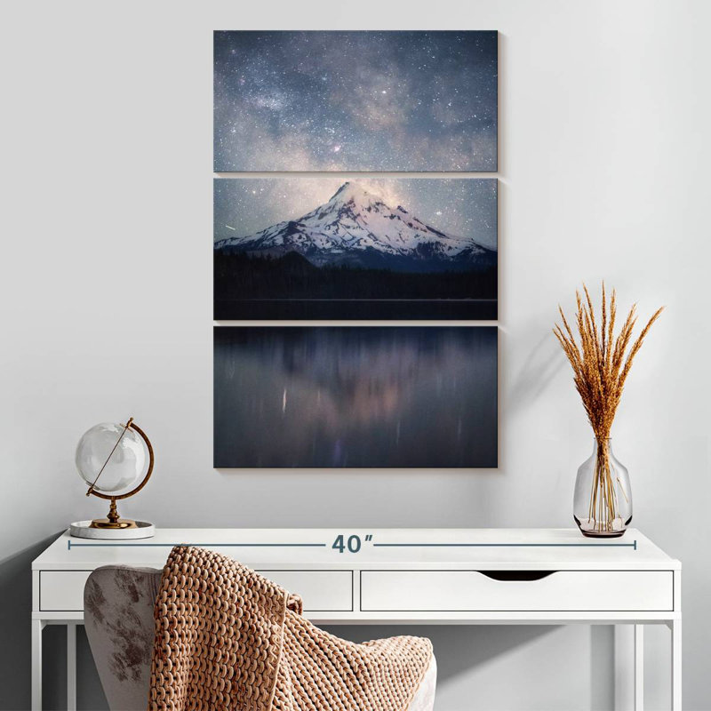 Oberle Starlit Sky Over Lost Lake, 32" H x 20" W