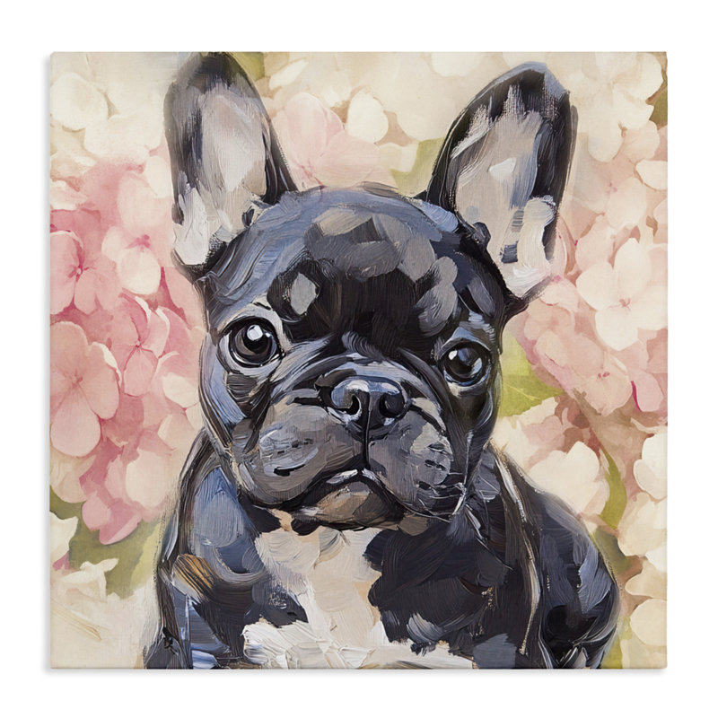 «Sweetest Little Bulldog», conception de Tina LeCour, H 17 po x l 17 po
