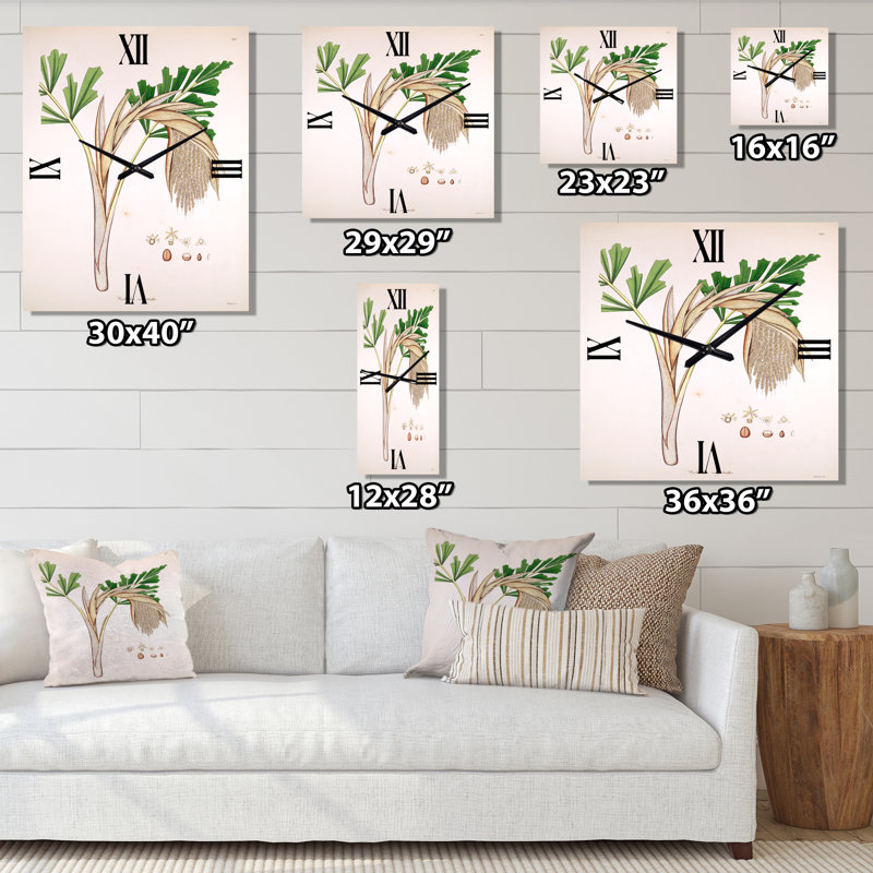 Horloge murale Plant Life XV, Petit
