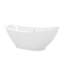 Baignoire autoportante en acrylique poli L 69 po x l 32 1/2 po x H 27 po DreamLine Prospero-118166380
