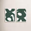 Green Harmony Set Of 2 By Andrea Stokes - Framed Wall Art-1214890082-1214890105