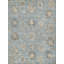 Heirloom Floral Hand-Knotted Wool Light Blue/Gold Area Rug-40095791
