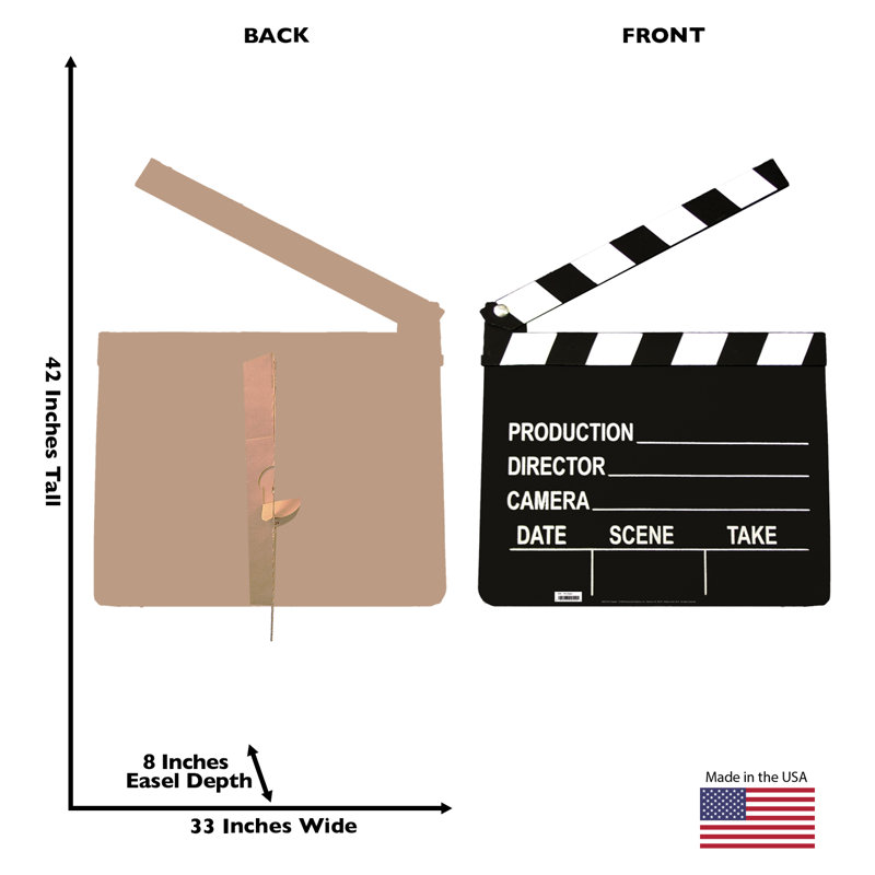 Hollywood 42 in. Cardboard Standup