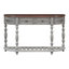 Console incurvée moderne et contemporaine de 132 cm (52 ​​po) avec 4 tiroirs et 1 tablette, idéale pour une entrée, un corridor ou un salon.-1311564487