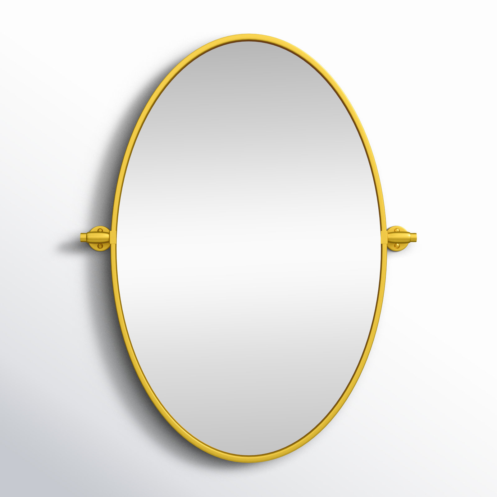 Belfield Metal Wall Mirror, Gold, 20" x 24"