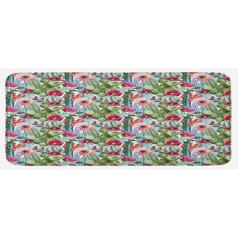 Tapis de cuisine cactus