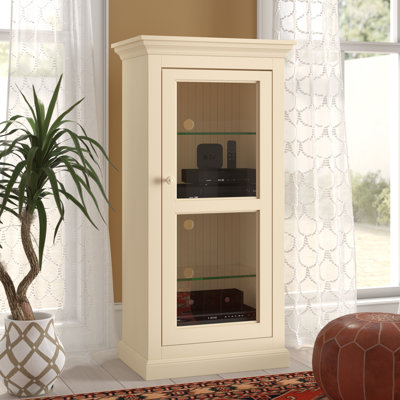 Glass Panel Door Audio Cabinet