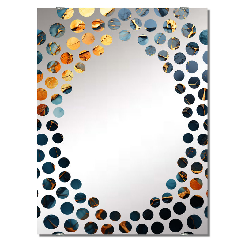 Cornell - Miroirs muraux décoratifs abstraits MIR137645, 40 po x 30 po