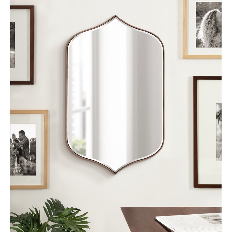 Miroir d'appoint mural Tyla, Bronze