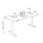 Bureau moderne noir électrique à hauteur réglable-1764092399