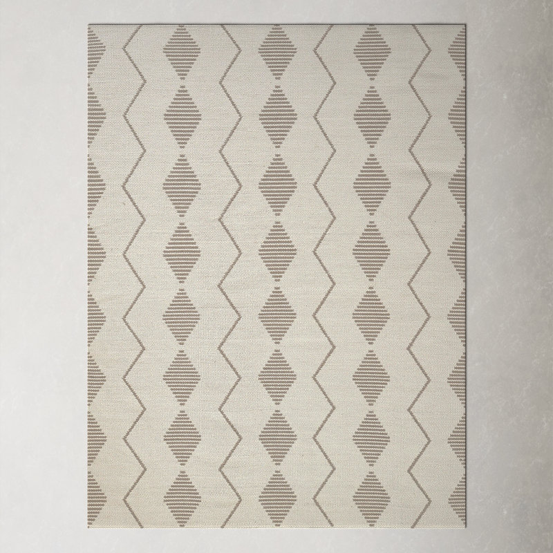 Malmo Geometric Indoor / Outdoor Rug, Rectangle 9' x 12'