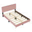 Lit plateforme tapissier Menlo-1017991396