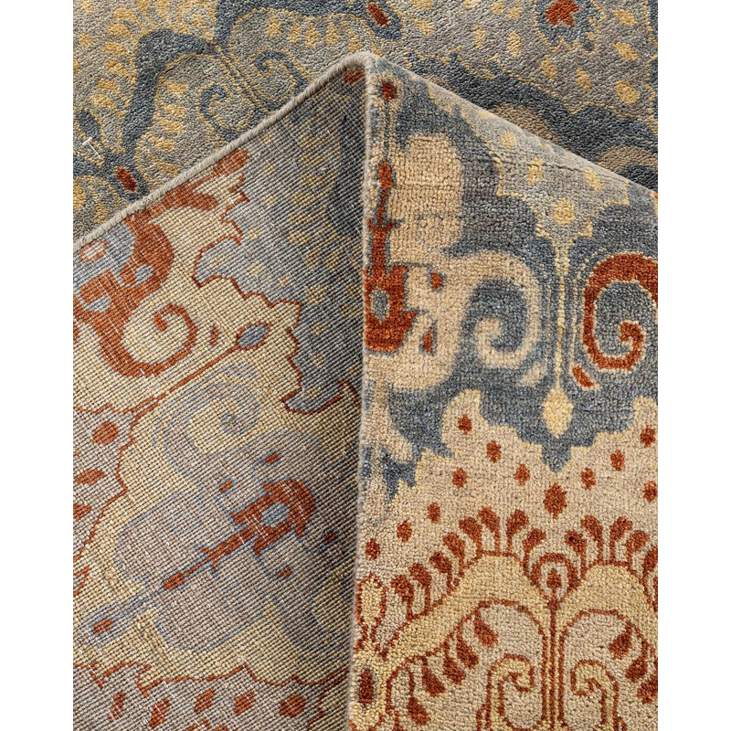 Overdyed One-of-a-Kind 9' 3" X 12' 3" Hand Knotted Area Rug