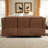 2 - Piece Modern Upholstered Vegan Leather Manual Reclining Living Room Set With Console-972884525