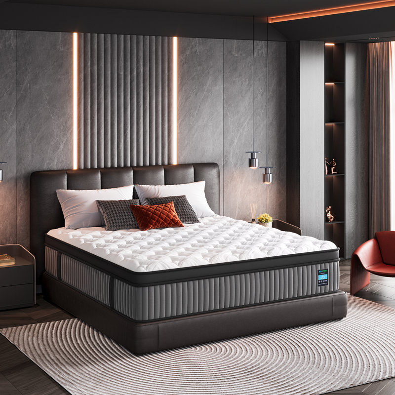 Matelas en mousse viscoélastique gélifiée Bedstory, 12", Lit simple
