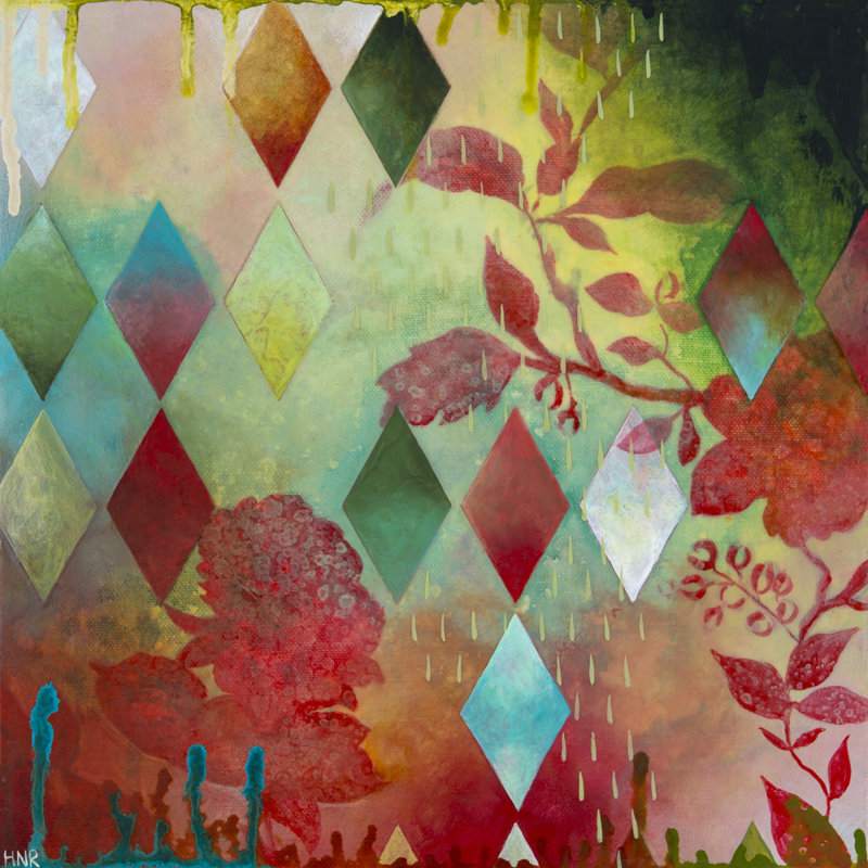 Cheerful II by Heather Robinson - Wrapped Canvas Print, 51cm H x 51cm W x 3.8cm D