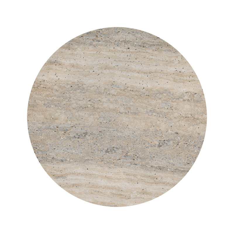 Odeon End Table, White/Neutral