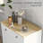 Compact Sideboard with Solid Wood Top