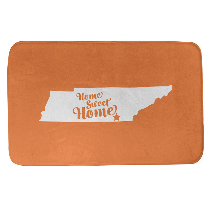 Tapis pour salle de bain allentown pennsylvanie, l 21 po x L 34 po, Jaune, Chattanooga