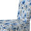 Chaise d'appoint rembourrée en velours Watercolor Whimsy