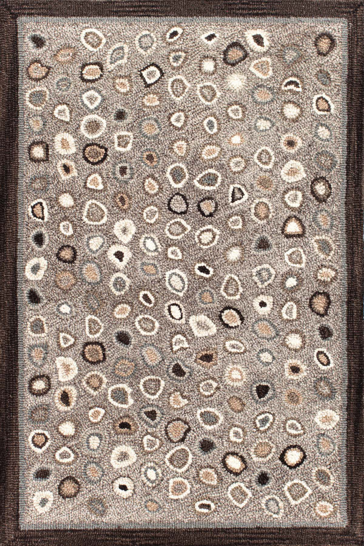Dash and Albert Rugs Cat'S Paw Grey Hand Micro Hooked Wool Rug ...