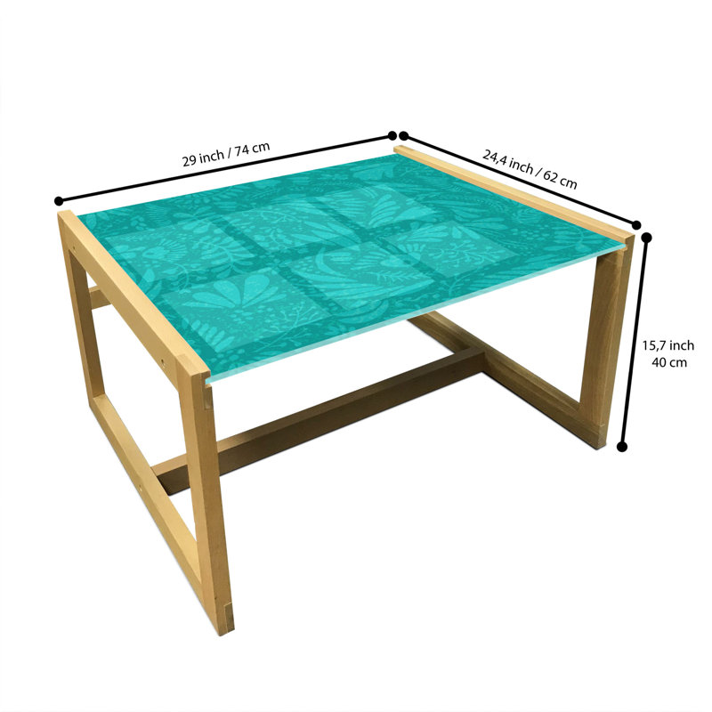 Innogen Sled Coffee Table, 62cm H x 74cm W x 40cm D
