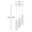 Luminaire suspendu cylindrique à 3 lumières Halle-1151344152