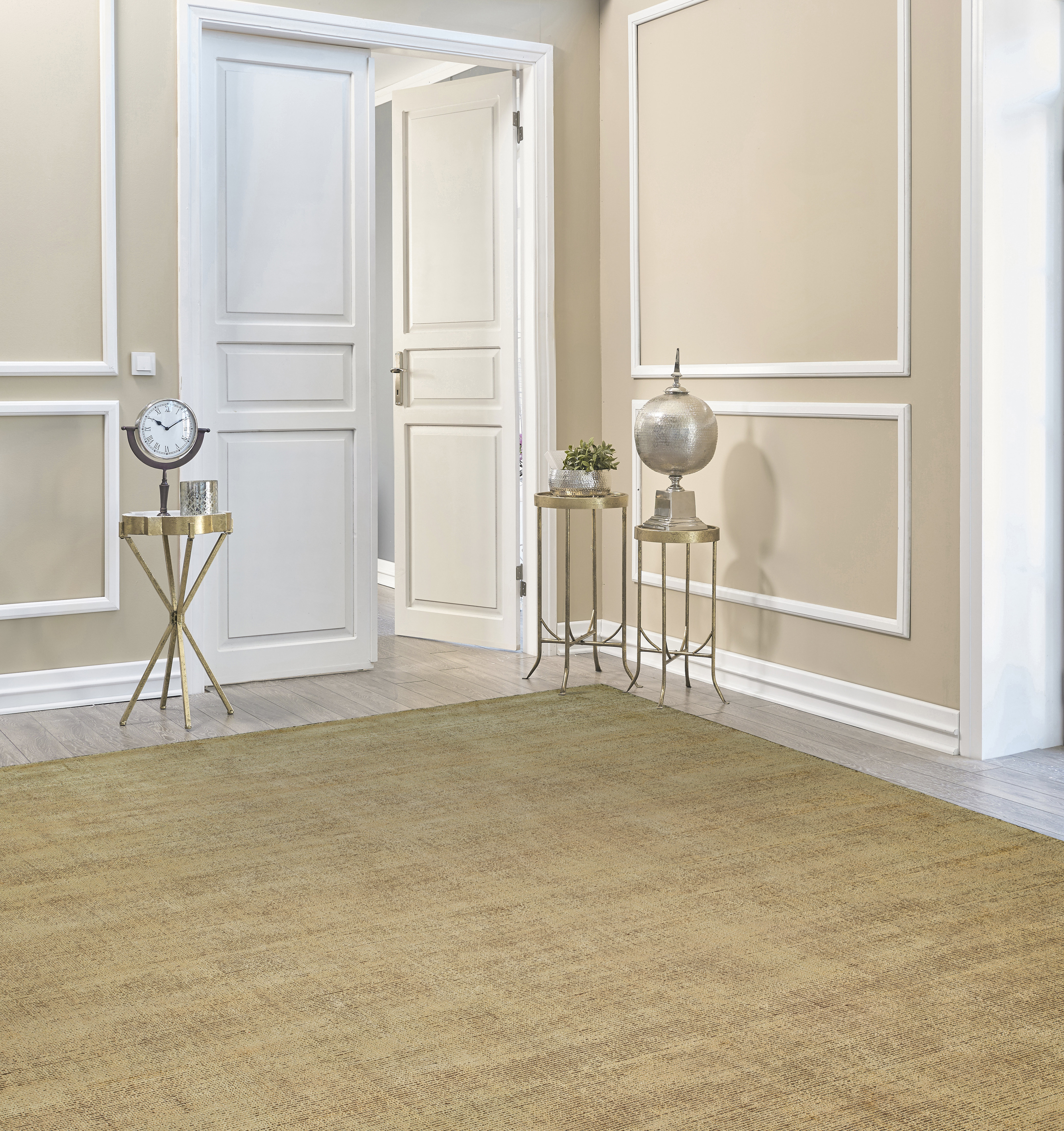 Behag Open Rug Madison Couture Rugs Hand Loomed Beige Area Rug | Perigold