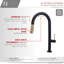 Catania Modern Single Handle Kitchen Faucet-42723904