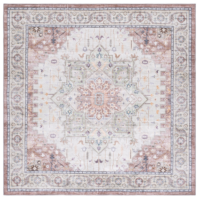 Tapis d'intérieur lavable à la machine Arizona Performance, Carré 6 pi