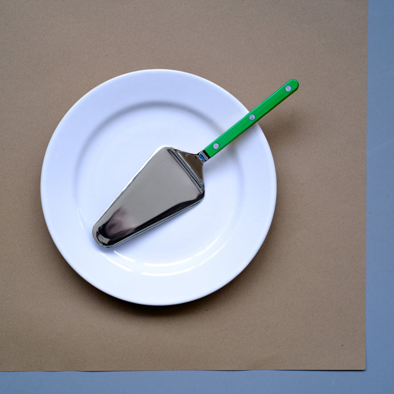 Bistrot Solid Cake Server, Garden Green