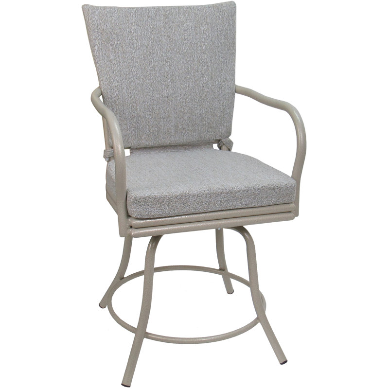 Chaise d'extérieur Ralphie, Beige, Blanc
