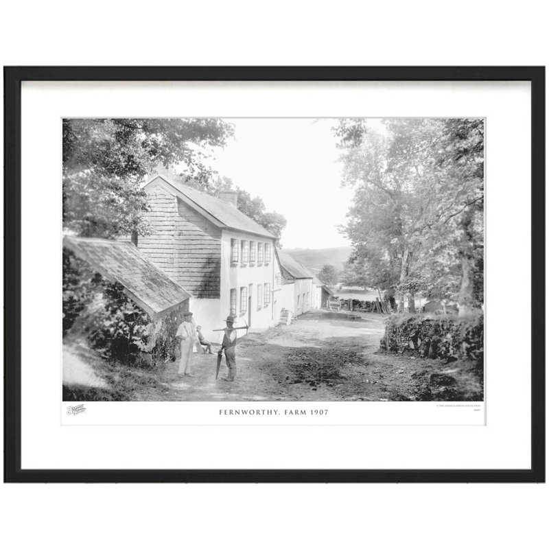 Fernworthy, Farm 1907 - Single Picture Frame Print, 28cm H x 36cm W x 2.3cm D