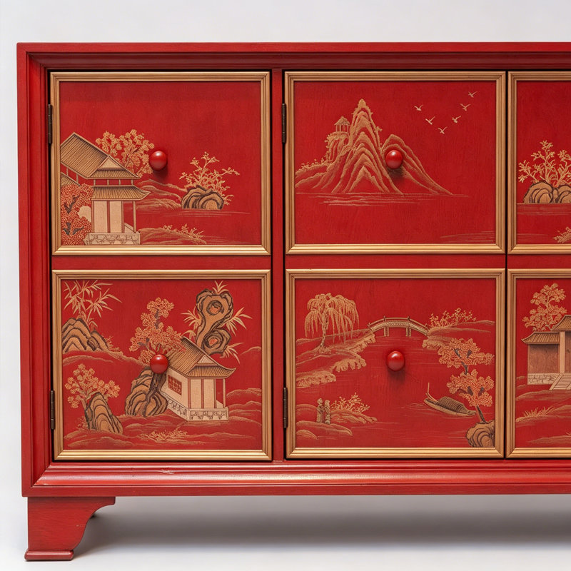 Buffet haut de gamme rétro de style chinois