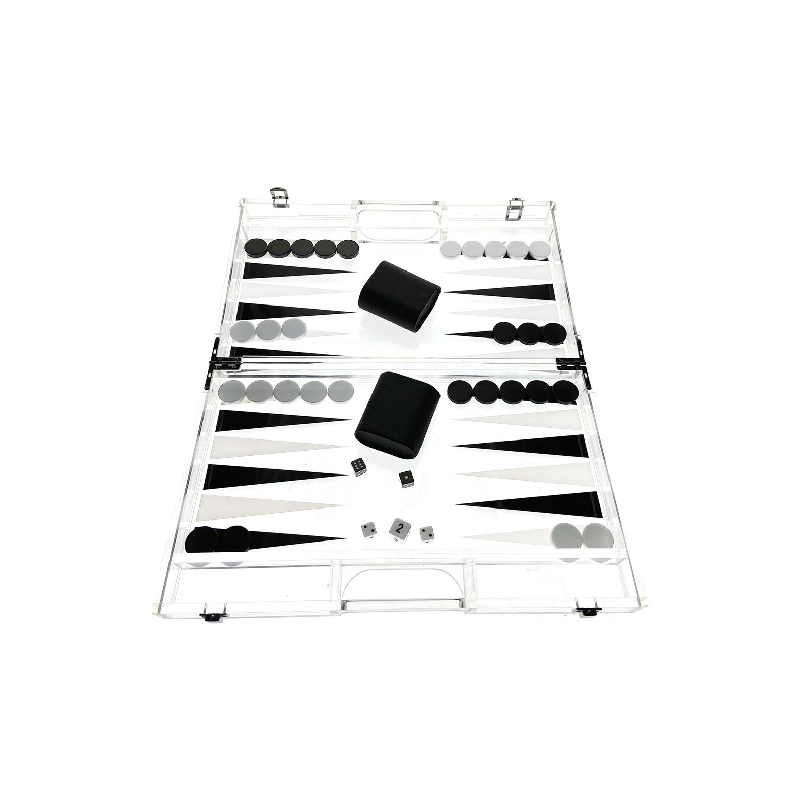 Ondisplay Luxe Backgammon Set, Black