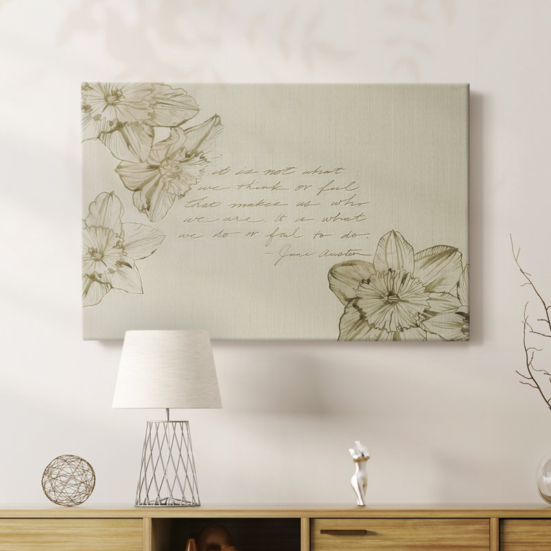 Conseils d'Austen I - Cavas enveloppés de galerie, H 18 po x l 27 po