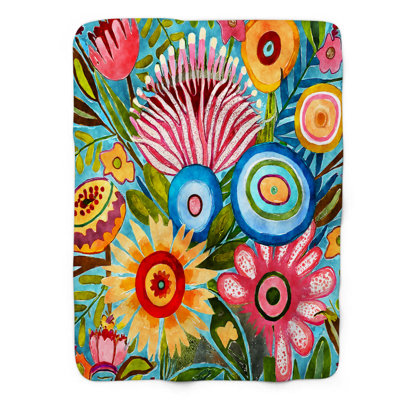 Jeté Electric Floral Extravaganza