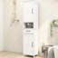 Armoire sur pied Slim White