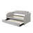 Peridot Dove Gray Velvet Daybed W/Trundle