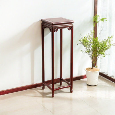 Standing Solid Wood Plant Stand for Living by Zhang