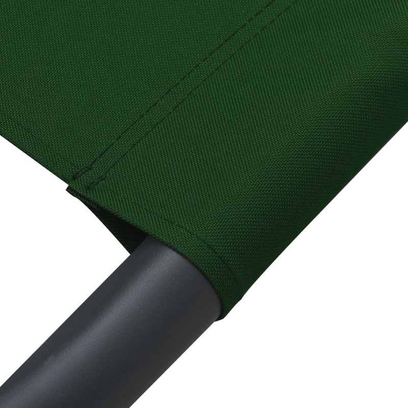 78.8" Long Single Chaise, Green