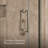 Components 39-5/8-In40-3/8-Inw X 71-1/2-Inh Frameless Pivot Shower Door With 3/8-In Crystal Clear Glass And Back-To-Back Vertical Door Pulls-51309313