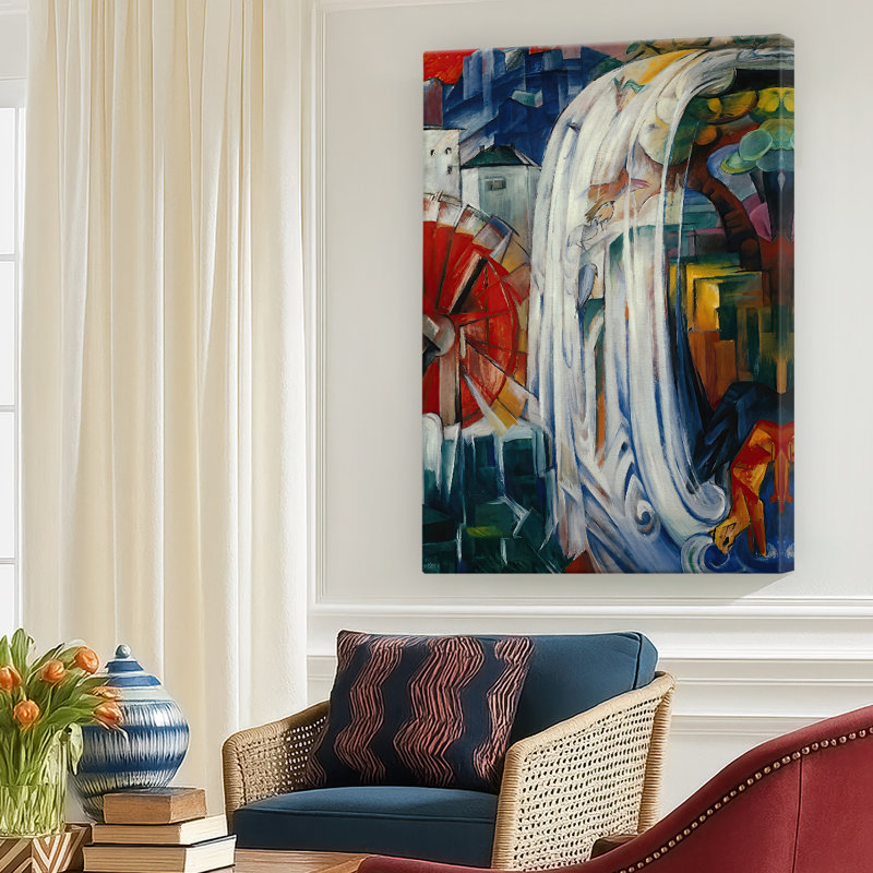 «The Bewitched Mill» - toile tendue par Franz Marc, 32 x 48