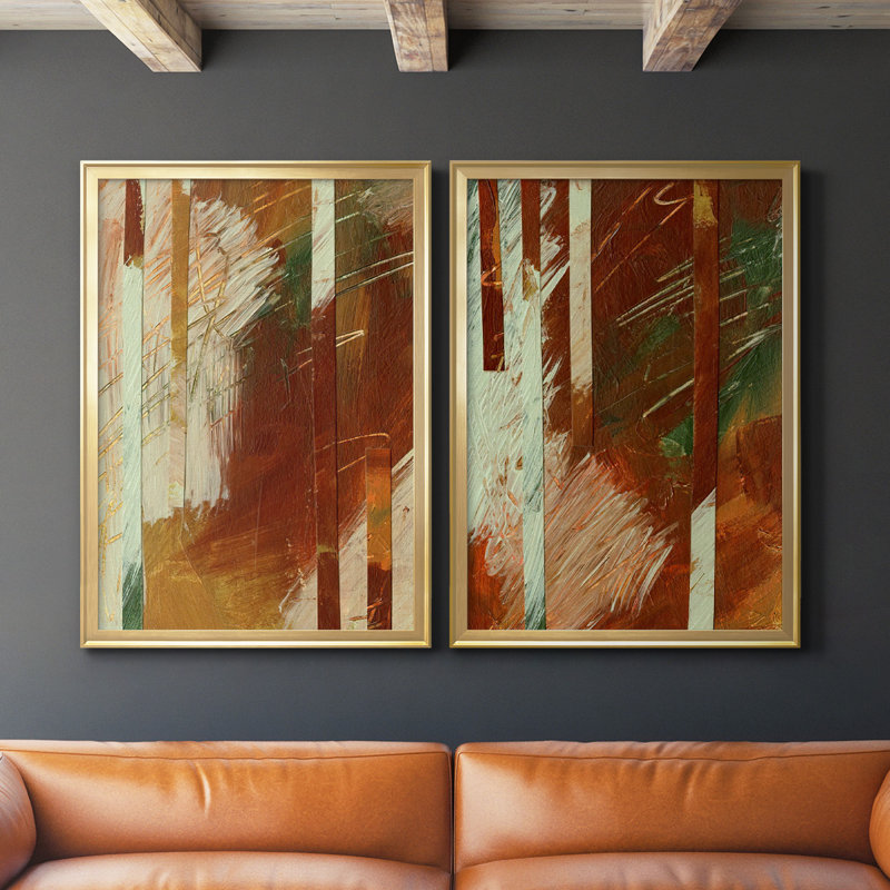 «Wheaten I», reproduction de photo sur toile 2 pièces, Or, H 41,25 po x l 61 po x P 1,25 po